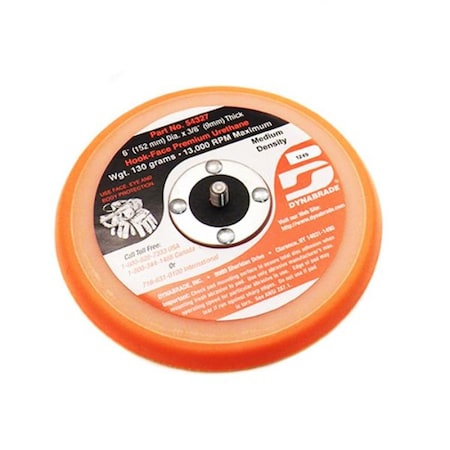 House 6 in. Dia. Non-Vacuum Medium Backing Pad HO3481678